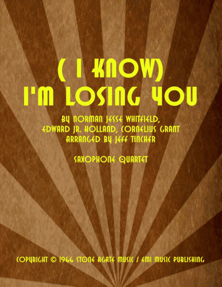 I'm Losing You (i Know) (arr. Jeff Tincher)