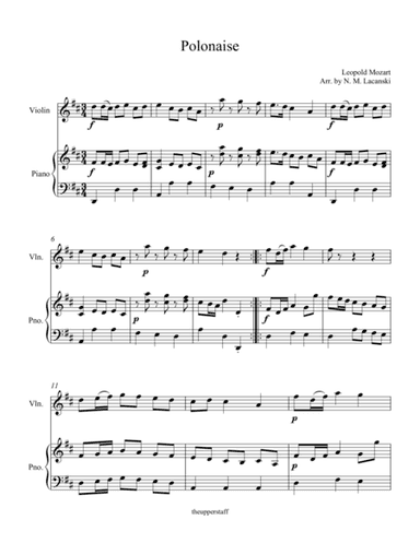 Polonaise (arr. Nick Lacanski)