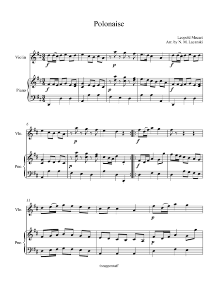 Polonaise (arr. Nick Lacanski)