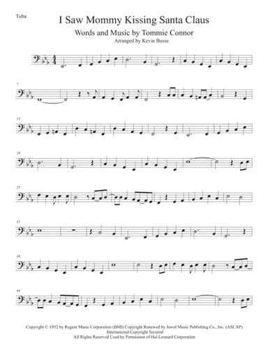 I Saw Mommy Kissing Santa Claus (arr. Kevin Busse)