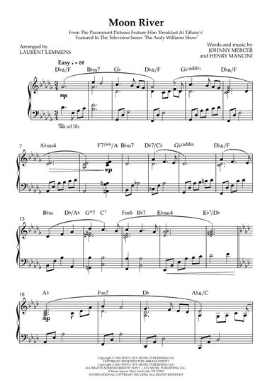Moon River (arr. Laurent Lemmens)