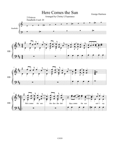 Here Comes The Sun (arr. Christy L'Esperance)