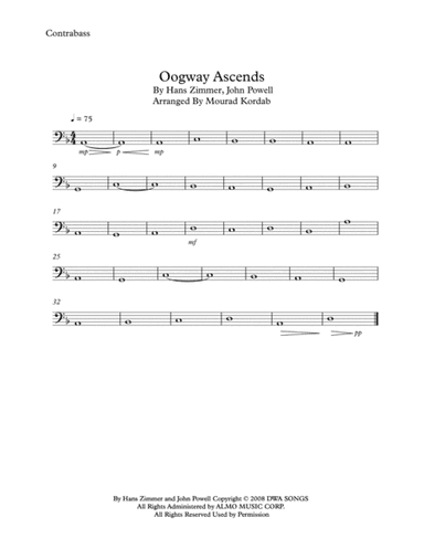 Oogway Ascends (arr. Mourad Kordab)