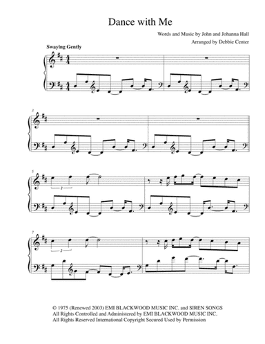 Dance With Me (arr. Debbie Center)