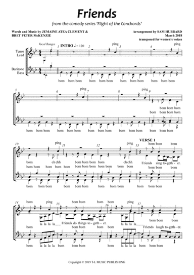 Friends (arr. Sam Hubbard)