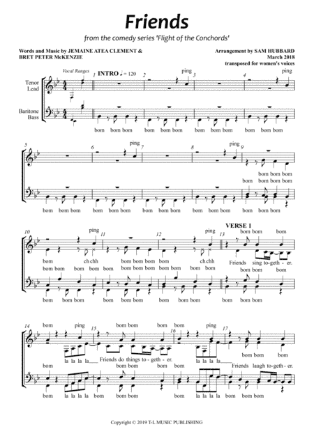 Friends (arr. Sam Hubbard)