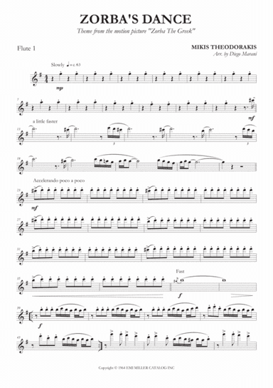 Zorbas Dance (arr. Diego Marani)