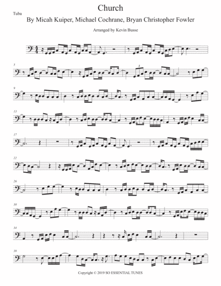 Church (take Me Back) (arr. Kevin Busse)