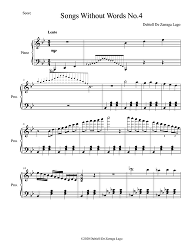 Songs Without Words No.4