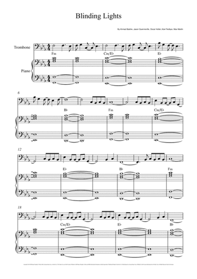 Blinding Lights (arr. André Laitano)