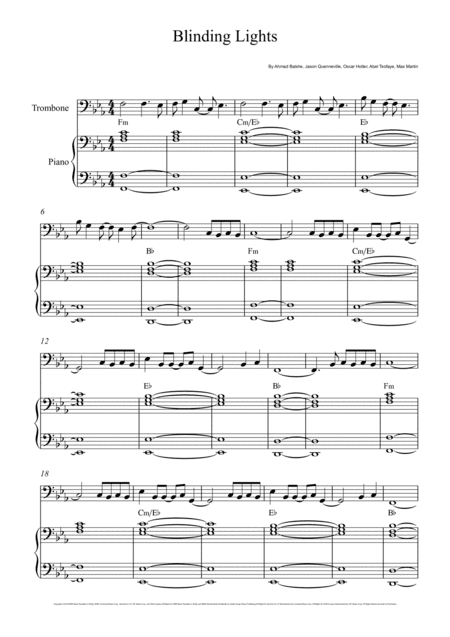 Blinding Lights (arr. André Laitano)