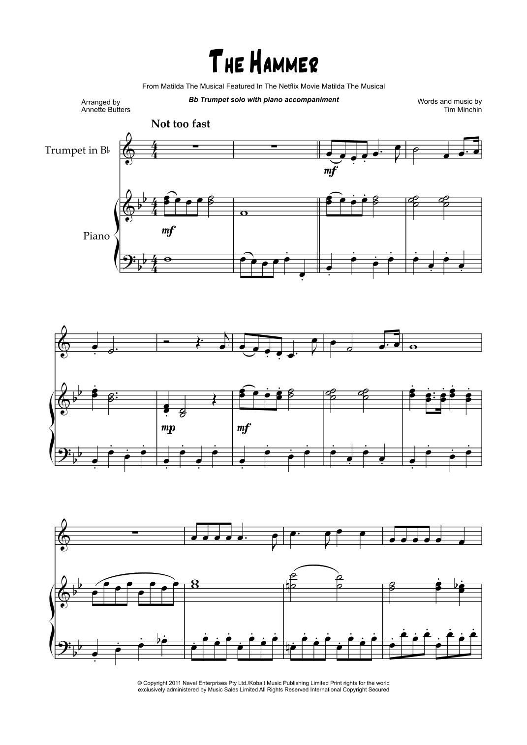 The Hammer (arr. Annette Butters)