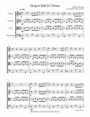 Dragon Ball Gt (arr. Oliver Payan)