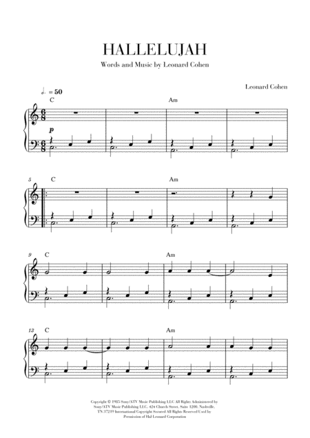 Hallelujah (arr. Cadenza Editions)