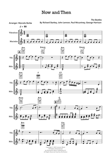 Now And Then (arr. Marcelo Borba)