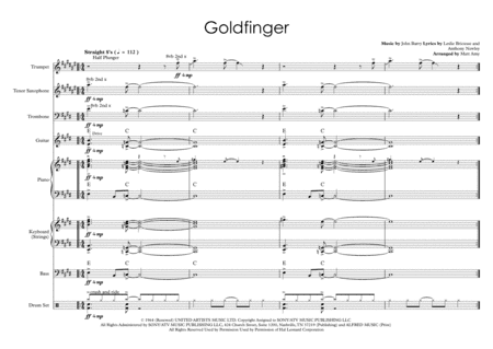 Goldfinger (arr. Matt Amy)