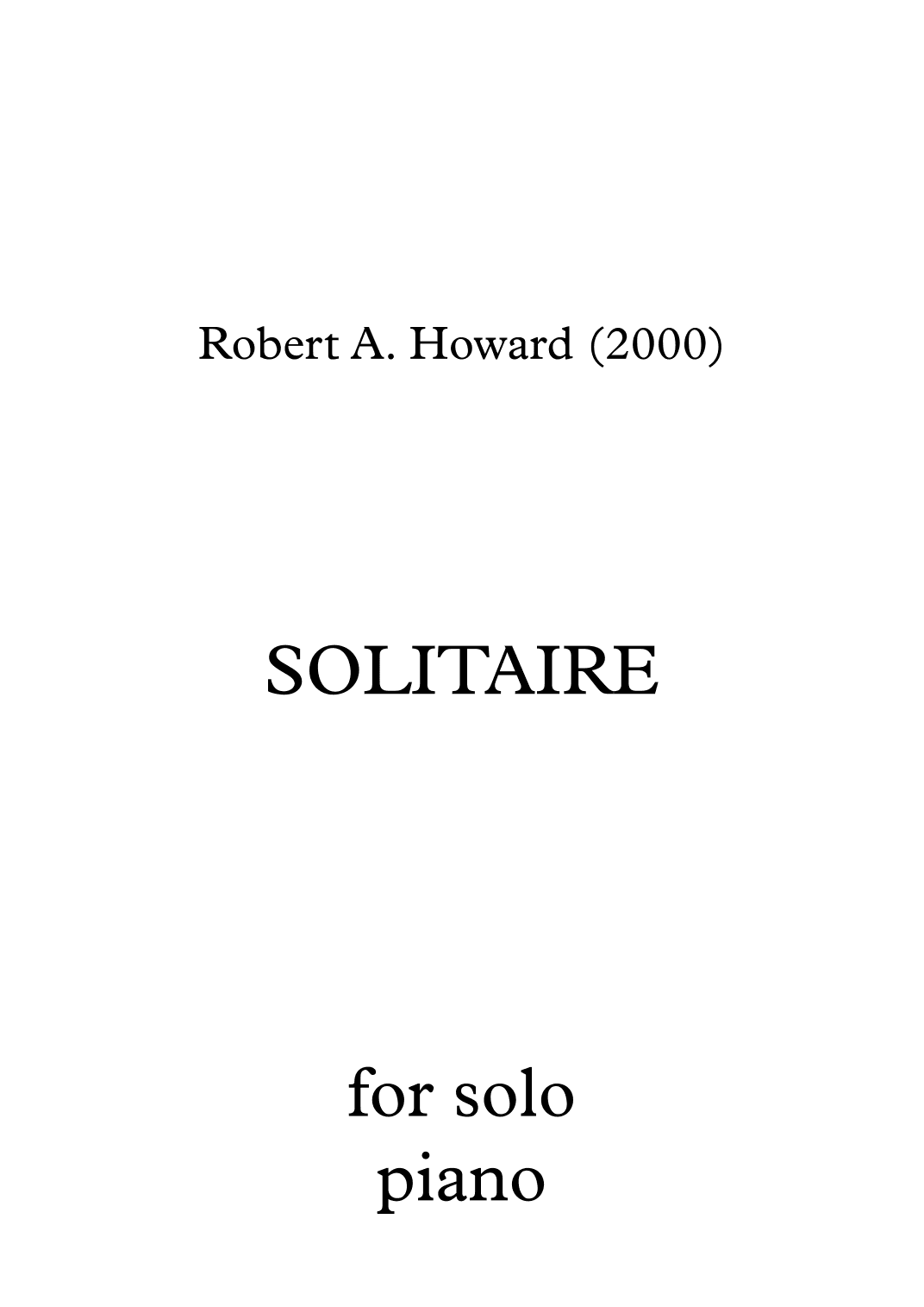 Solitaire