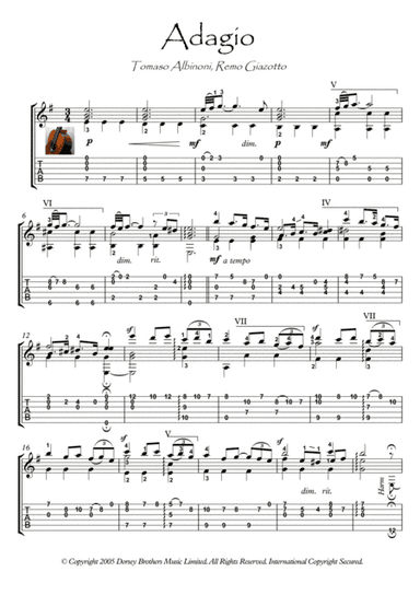 Adagio (arr. PianoSheetNow)