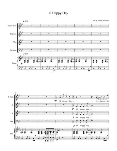 Oh Happy Day (arr. Jeremy Morada)