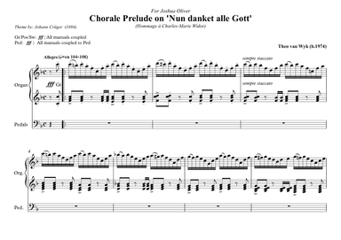 Toccata on 'Nun danket alle Gott'