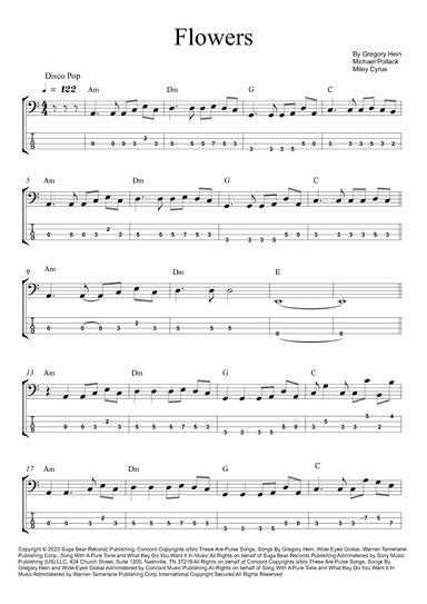Flowers (arr. Willian Batista Music)