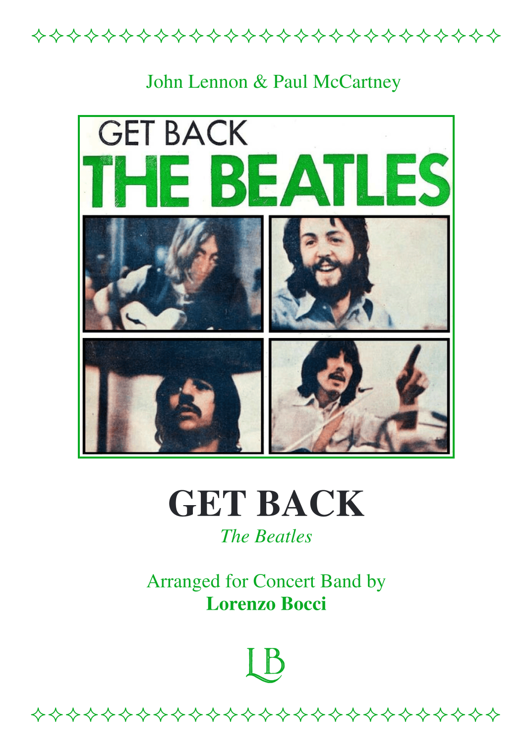 Get Back (arr. Lorenzo Bocci)