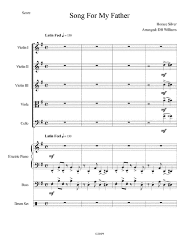 Song For My Father (arr. DB Williams)
