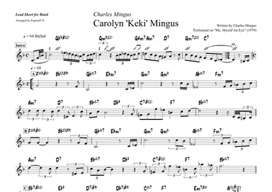 Carolyn Keki Mingus (arr. Popnroll 1976)