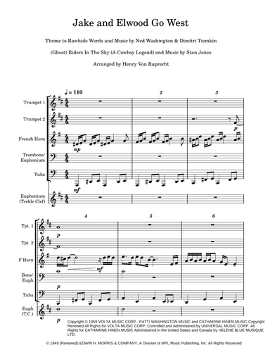 Rawhide (arr. Henry Von Ruprecht)
