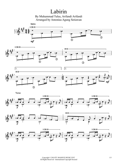 Labirin (arr. Antonius Agung Setiawan)