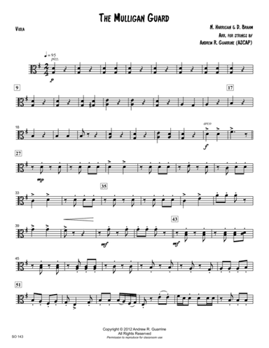 The Mulligan Guard (arr. Andrew R. Guarrine)