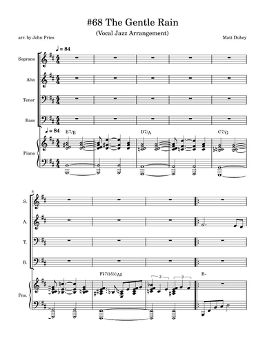 Gentle Rain (arr. John Fries)