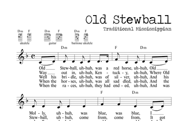 Old Stewball (arr. M. Ryan Taylor)