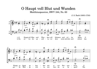 O Haupt voll Blut und Wunden (St. Matthew Passion, BWV 244, No. 63 Chorale) (arr. Felipe Queiroga)