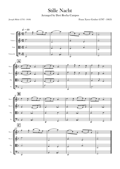 Stille Nacht (arr. Davi Rocha Campos)