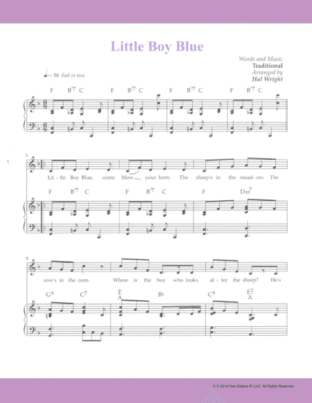 Little Boy Blue (arr. Hal Wright)