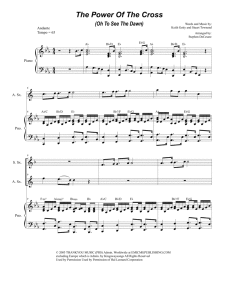 The Power Of The Cross (Oh To See The Dawn) (arr. Stephen DeCesare)