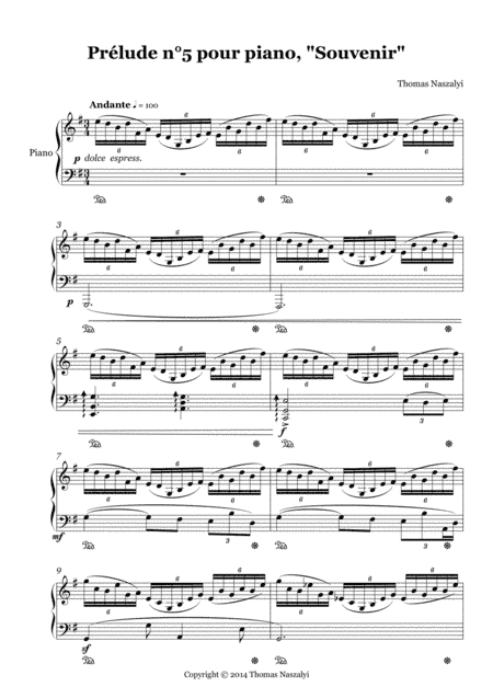 Prélude n°5, "Souvenir"