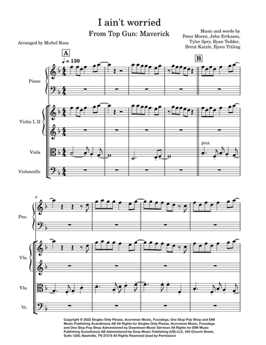 I Ain't Worried (arr. Harmonistas)
