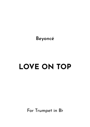 Love On Top (arr. Jireh J.)