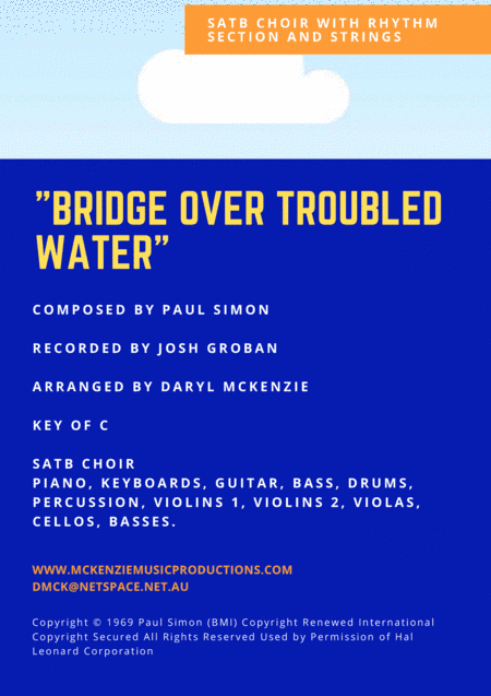 Bridge Over Troubled Water (arr. Daryl McKenzie)