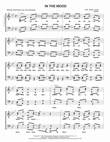 In The Mood (arr. Walter Latzko)