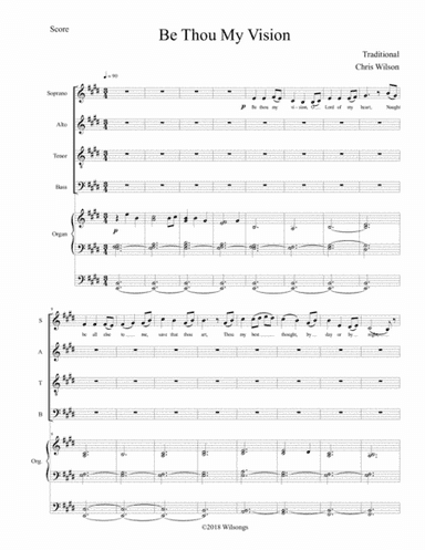 Be Thou My Vision (arr. Wilsongs Publishing)