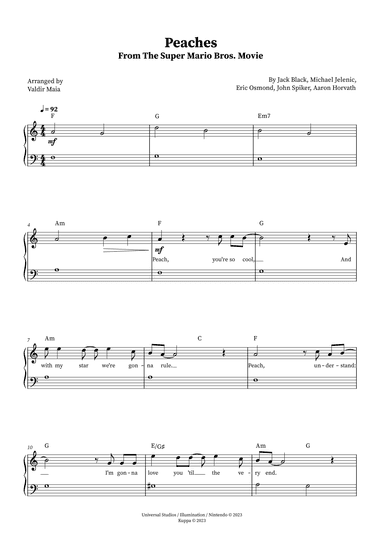 Peaches (arr. Valdir Maia)