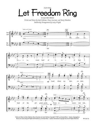Let Freedom Ring (arr. Larry Wright)