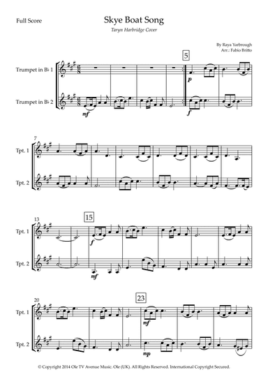 Skye Boat Song (arr. Fabio Britto)