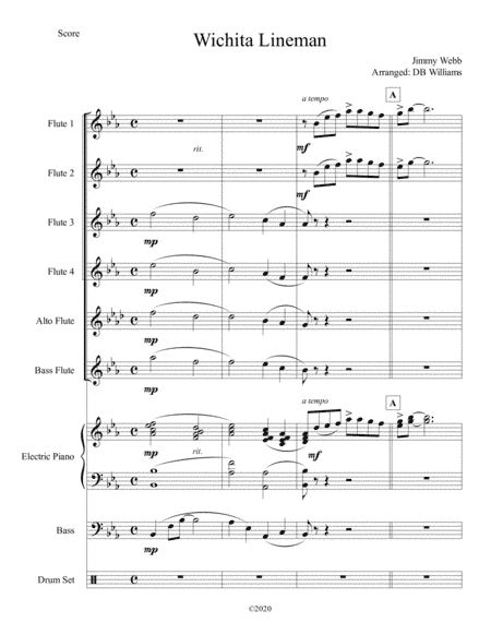 Wichita Lineman (arr. DB Williams)