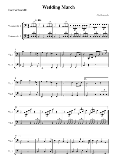 Wedding March (arr. Wesley S. SIlva)