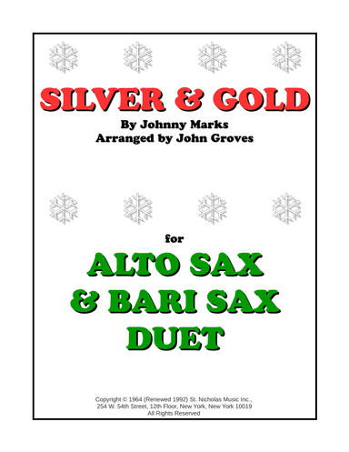 Silver And Gold (arr. John Groves)
