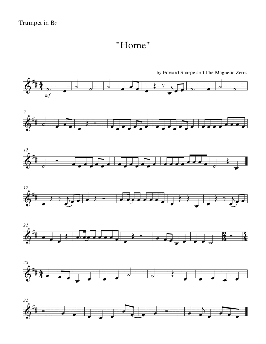 Home (arr. SongBird Music)